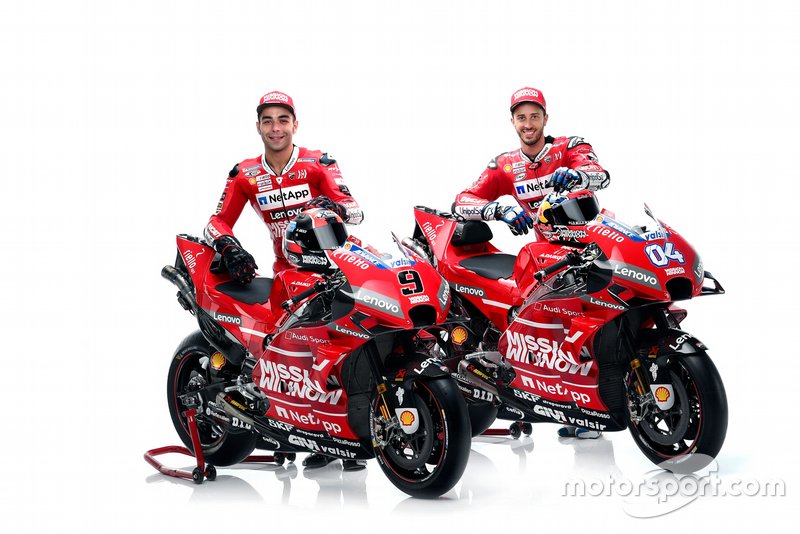 Andrea Dovizioso en Danilo Petrucci, Ducati Team