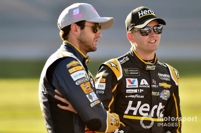 William Byron, Hendrick Motorsports, Chevrolet Camaro Hertz, Chase Elliott, Hendrick Motorsports, Chevrolet Camaro NAPA NIGHTVISION LAMPS