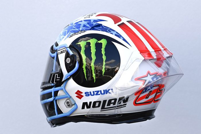 Casco de Alex Rins, Team Suzuki MotoGP