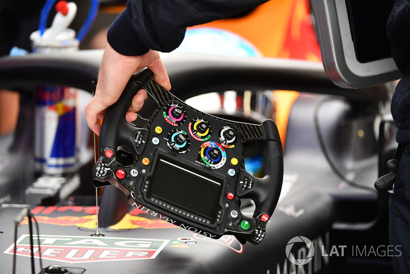 Red Bull Racing RB14 steering wheel