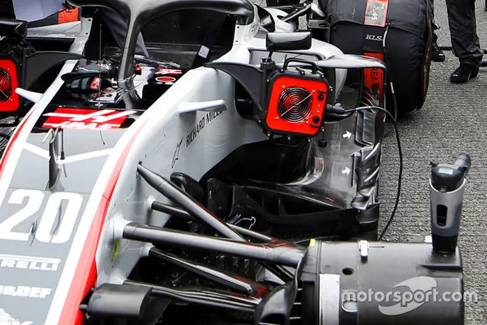 Fondo plano del Haas F1 Team VF-18