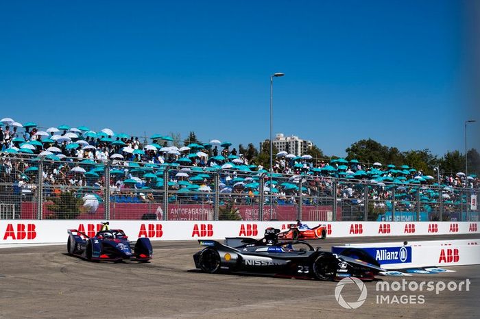 Sébastien Buemi, Nissan e.Dams, Nissan IMO1 Sam Bird, Envision Virgin Racing, Audi e-tron FE05, Pascal Wehrlein, Mahindra Racing, M5 Electro 