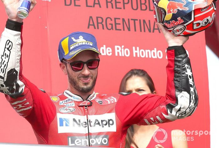 Podio: tercero, Andrea Dovizioso, Ducati Team
