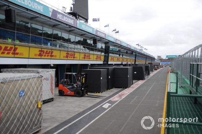 Llegada del material