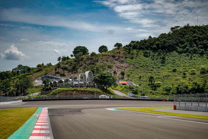 Aspectos de la pista de Mandalika