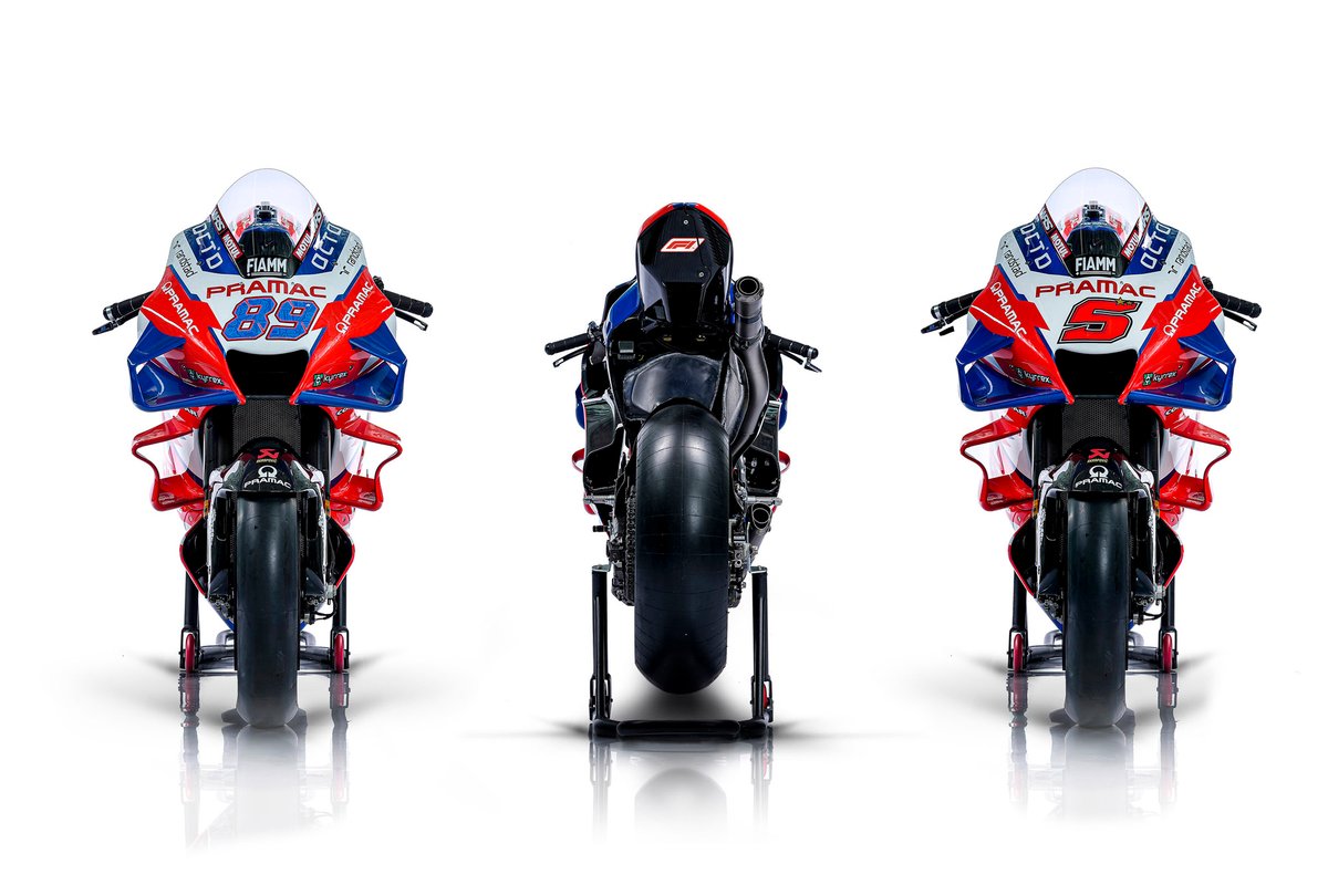 The Pramac Racing livery