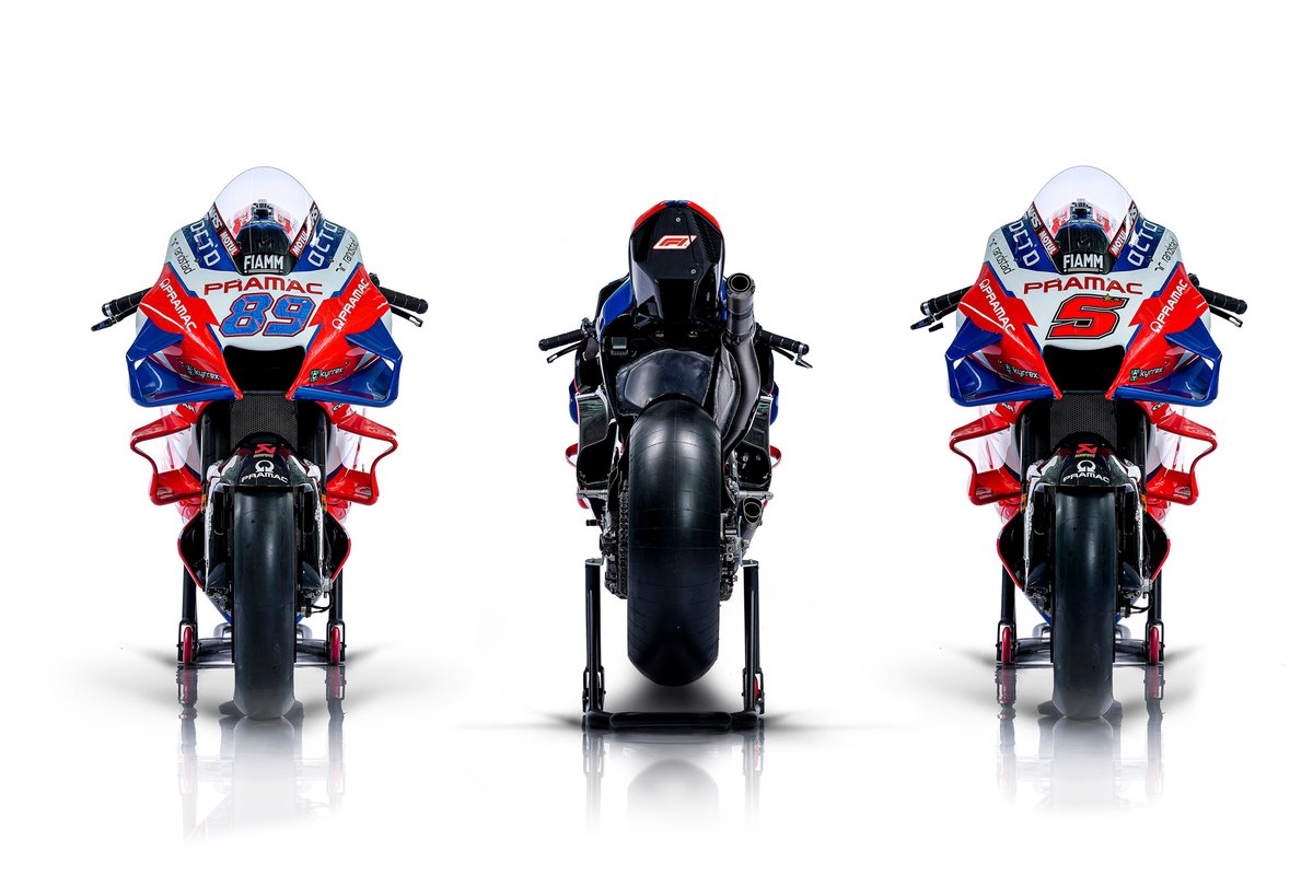 The Pramac Racing livery 