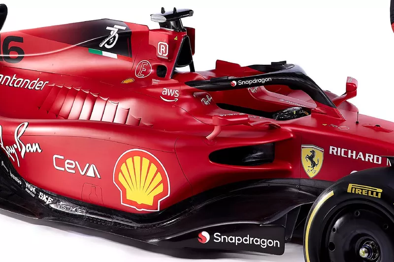 Ferrari F1-75 detail