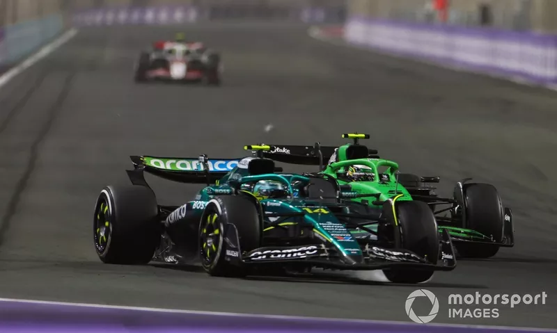Fernando Alonso, Aston Martin Racing, Gabriel Bortoleto, Sauber