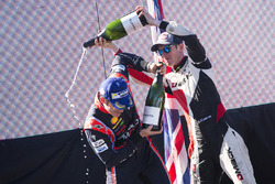 Podium: winner Thierry Neuville, Hyundai Motorsport, second place Elfyn Evans, M-Sport