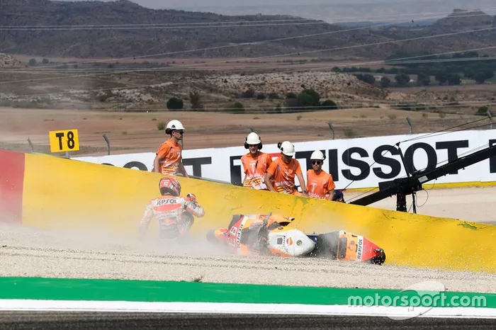 Accidente de Marc Márquez, Repsol Honda Team