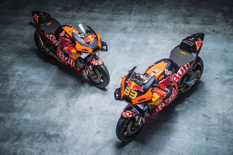 Les motos de Jack Miller et de Brad Binder