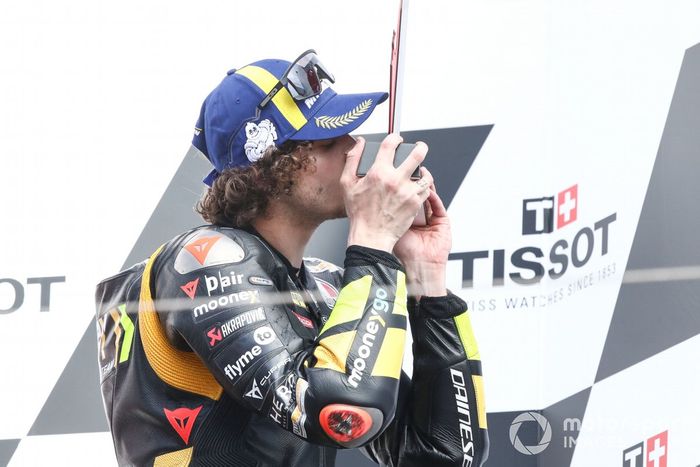 Podio: tercer lugar Marco Bezzecchi, VR46 Racing Team