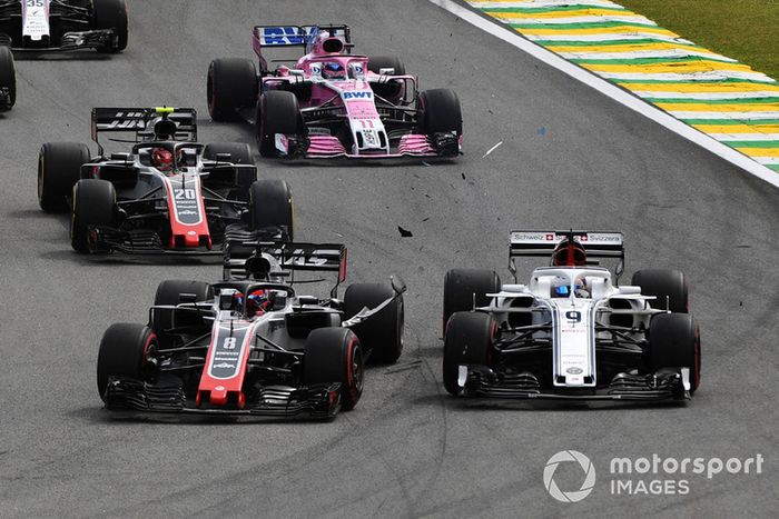 Brasil - Marcus Ericsson/Romain Grosjean (carrera)