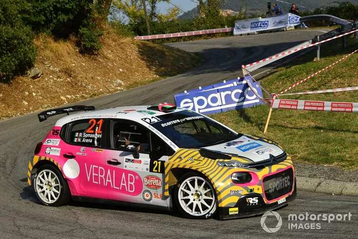 Rachele Somaschini, Nicola Arena, RS Team, Citroen C3 Rally2