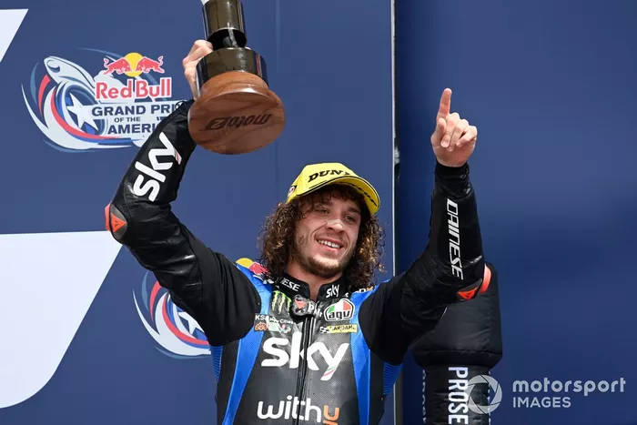 Podio: Marco Bezzecchi, Sky Racing Team VR46