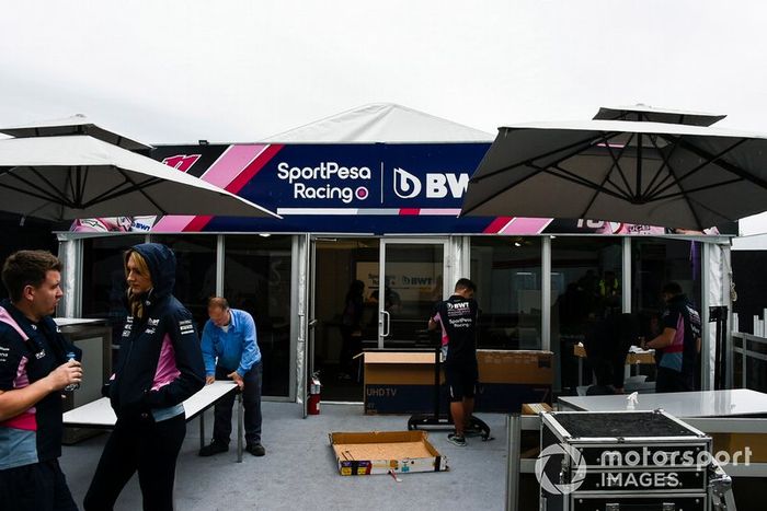 El hospitality de Racing Point