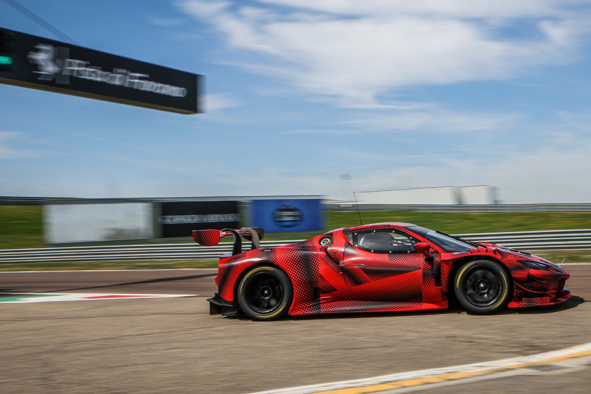 Ferrari 296 GT3 at Fiorano