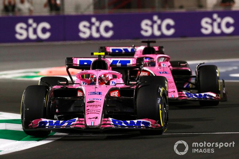 Esteban Ocon, Alpine A522, Fernando Alonso, Alpine A522