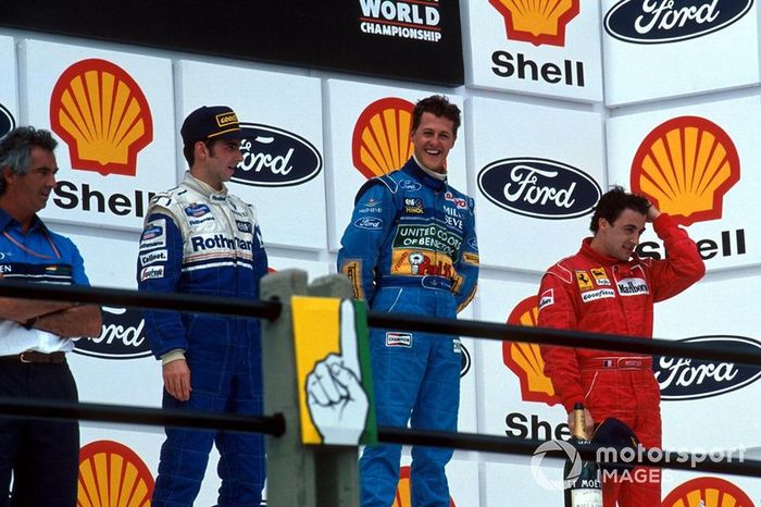 20. Damon Hill-Michael Schumacher-Jean Alesi, Ferrari: 5
