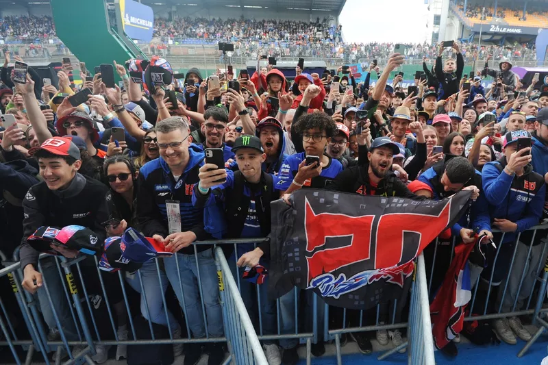 Les fans de Fabio Quartararo, Yamaha Factory Racing