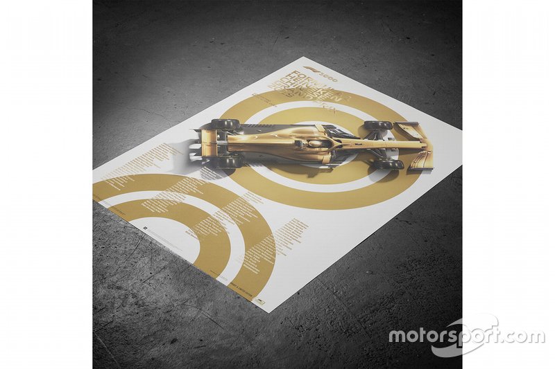 Commemorative F1 100th GP Poster