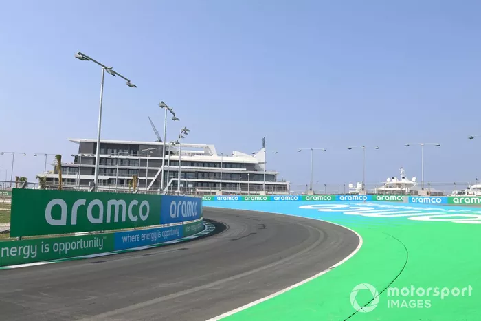 Vista general del circuito de Yeda, en Arabia Saudí
