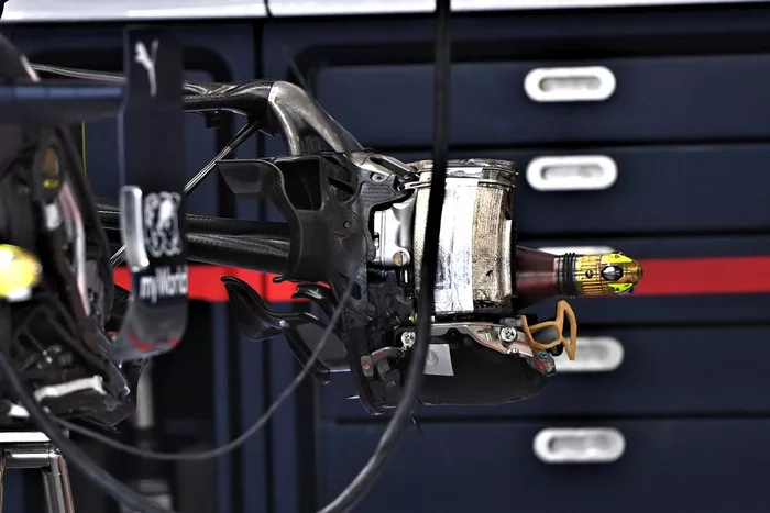 Red Bull Racing RB16 rear brake detail