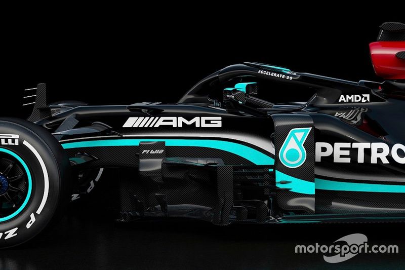 Detalle del Mercedes AMG F1 W12