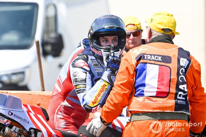 Alex Márquez, caída del Gresini Racing