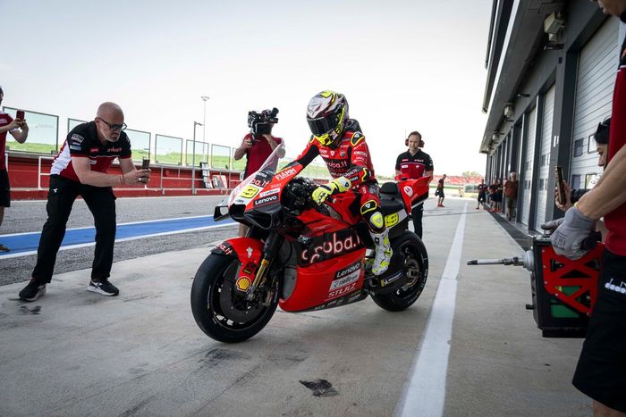 Alvaro Bautista, Ducati, Test Misano