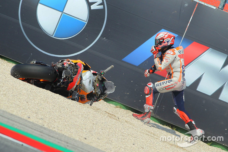 Marc Marquez, Repsol Honda Team crash