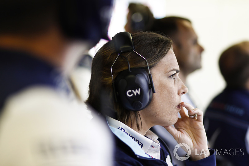 Claire Williams, Deputy Team Principal, Williams Martini Racing