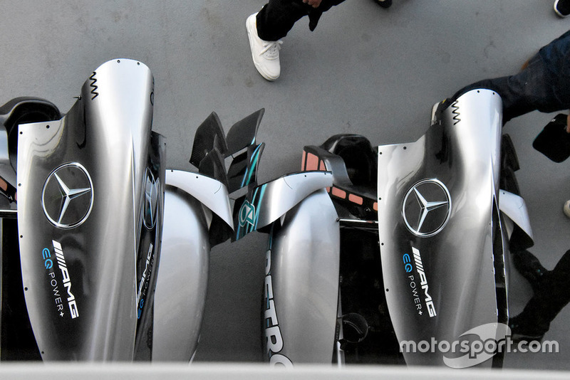 Mercedes AMG F1, капоти