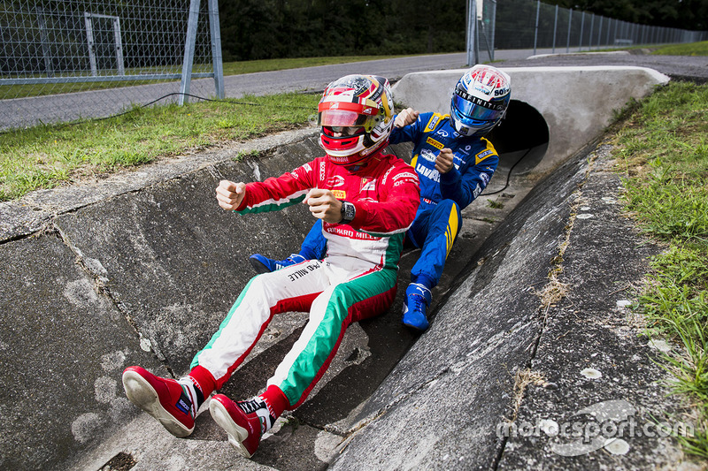 Charles Leclerc, PREMA Powerteam et Nicholas Latifi, DAMS