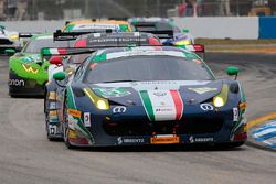 #51 Spirit of Race, Ferrari 458: Peter Mann, Raffaele Giammaria, Matteo Cressoni