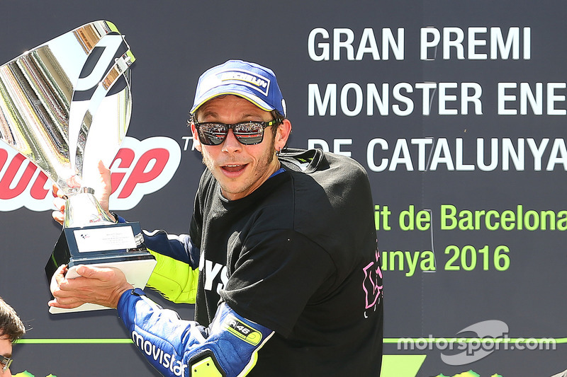 Race winner Valentino Rossi, Yamaha Factory Racing