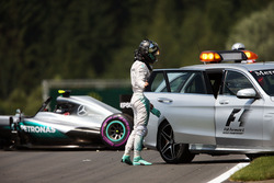 Авария Нико Росберга, Mercedes AMG F1 W07 Hybrid во время тренировки