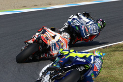 Jorge Lorenzo, Yamaha Factory Racing; Marc Marquez, Repsol Honda Team; Valentino Rossi, Yamaha Facto