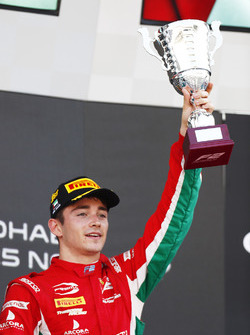 Podium : le vainqueur Charles Leclerc, PREMA Powerteam