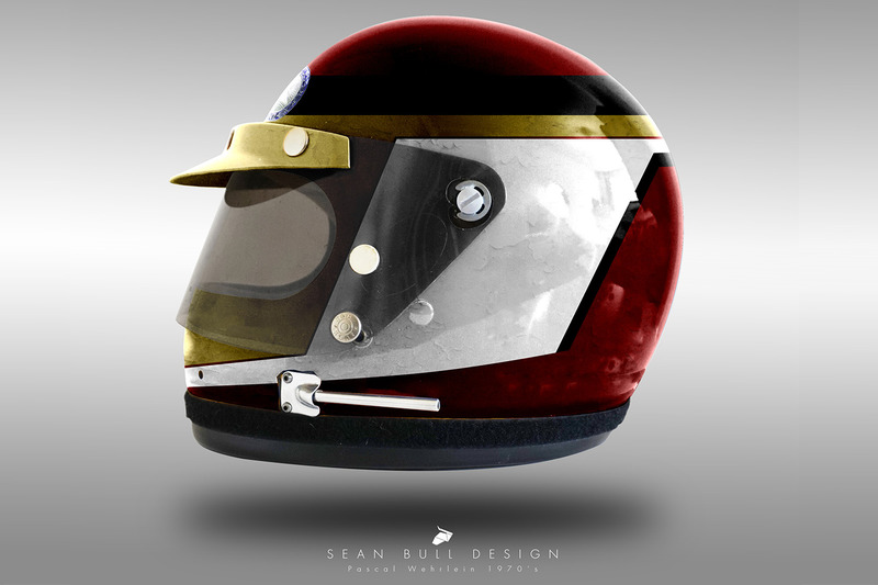 Casco concepto 1970 de Pascal Wehrlein