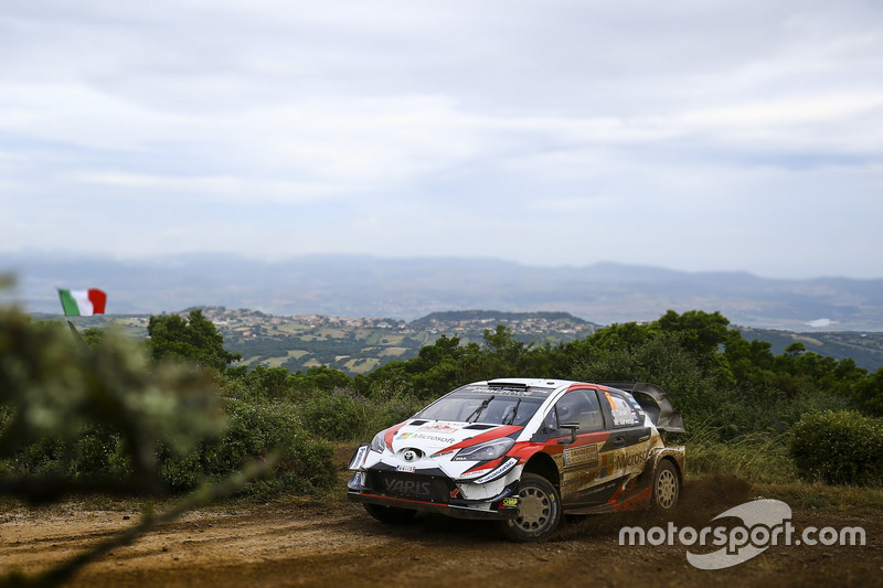 Отт Тянак и Мартин Ярвеоя, Toyota Yaris WRC