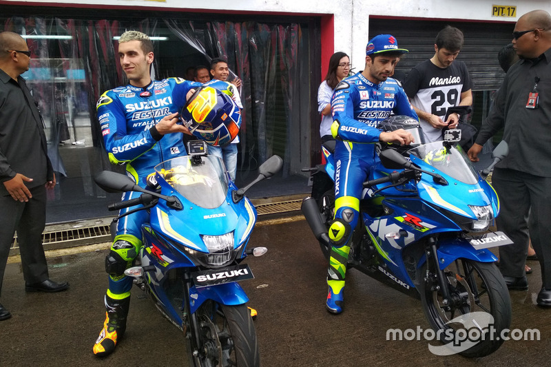 Alex Rins, Team Suzuki MotoGP, Andrea Iannone, Team Suzuki MotoGP