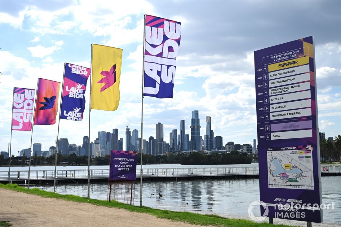 Malowniczy widok na jezioro Albert Park