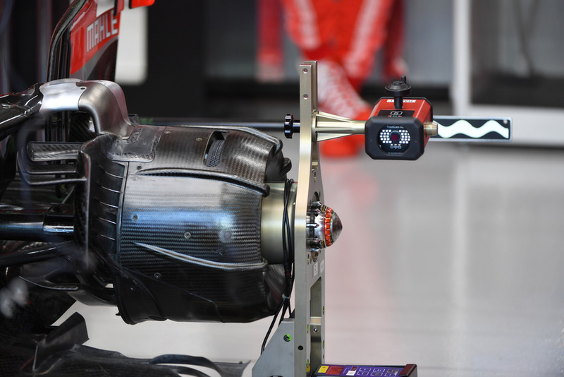 Eje del Ferrari SF71H