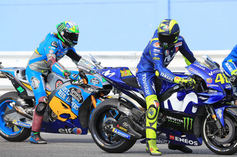 Valentino Rossi, Yamaha Factory Racing, Franco Morbidelli, Estrella Galicia 0,0 Marc VDS