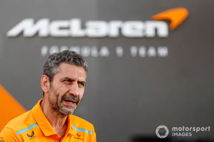 Andrea Stella, directeur de l'équipe McLaren F1 Team