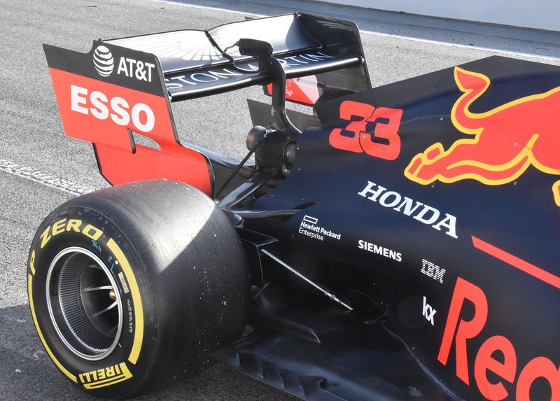 Задня частина Red Bull Racing RB15