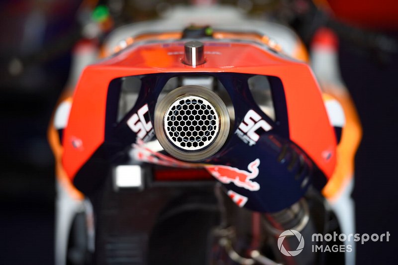Honda RC213V: Auspuff