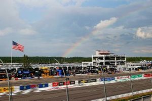 Rainbow over the circuit